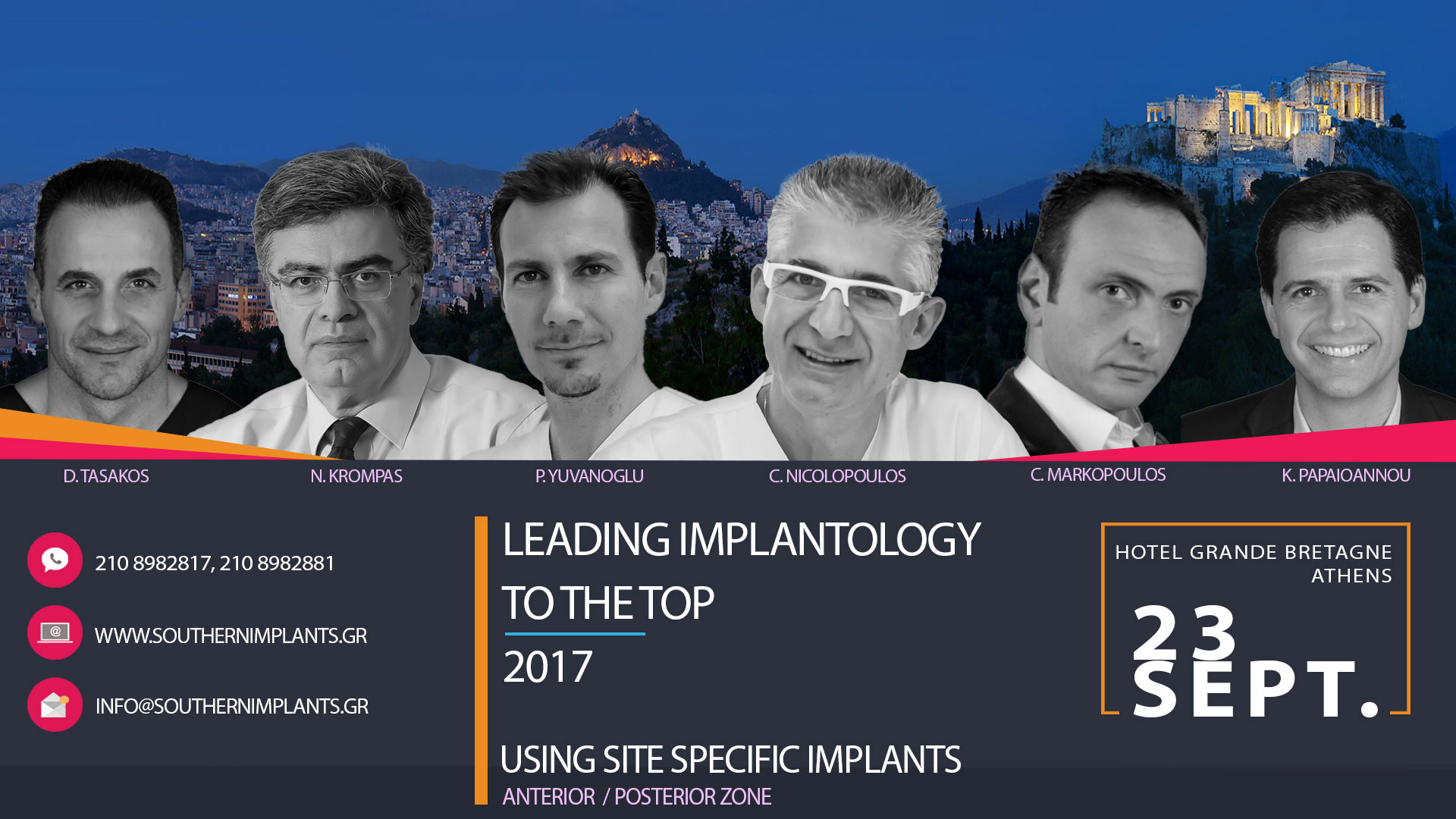 Leading Implantology to the Top '17 "Using site specific Implants